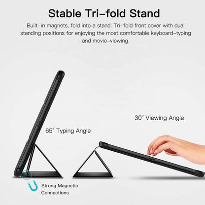Husa pentru Samsung Galaxy Tab S5e, Techsuit, FoldPro, Neagra