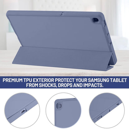 Husa pentru Samsung Galaxy Tab S6 Lite (2024) / Tab S6 Lite (2022) / Tab S6 Lite (2020), Techsuit, Flex Trifold, Mov