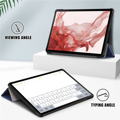 Husa pentru Samsung Galaxy Tab S9 FE / Tab S9 / Tab S10 FE, Techsuit, FoldPro, Albastra