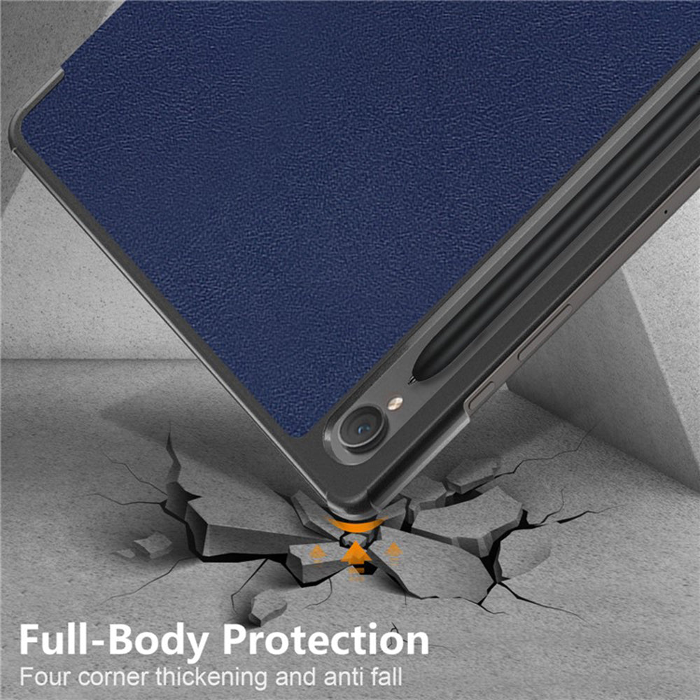 Husa pentru Samsung Galaxy Tab S9 FE / Tab S9 / Tab S10 FE, Techsuit, FoldPro, Albastra