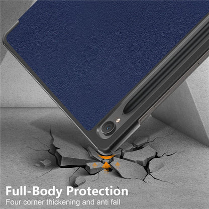 Husa pentru Samsung Galaxy Tab S9 FE / Tab S9 / Tab S10 FE, Techsuit, FoldPro, Albastra
