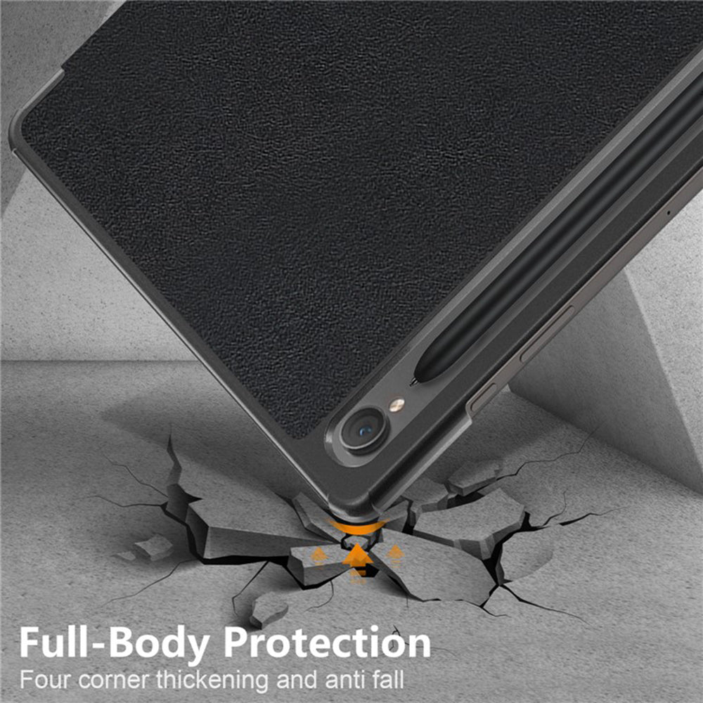 Husa pentru Samsung Galaxy Tab S9 FE / Tab S9 / Tab S10 FE, Techsuit, FoldPro Butterfly, Multicolor