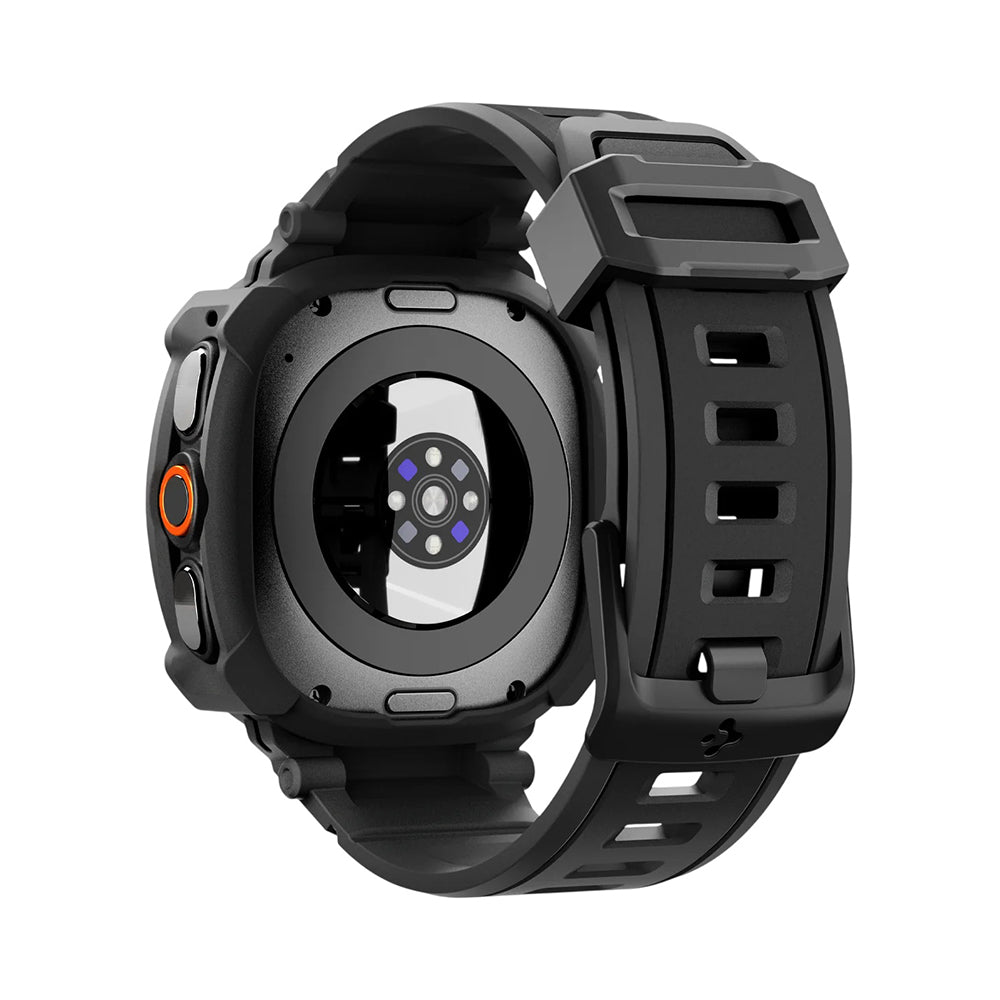 Husa pentru Samsung Galaxy Watch Ultra2, Spigen, Rugged Armor Pro, Neagra Mata ACS11612
