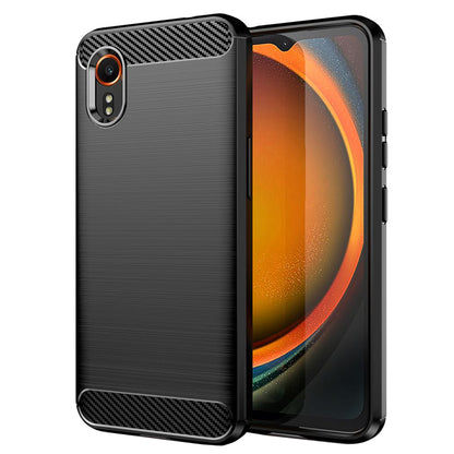 Husa pentru Samsung Galaxy Xcover7 G556, Techsuit, Carbon, Neagra