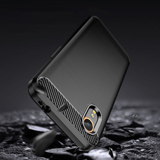 Husa pentru Samsung Galaxy Xcover7 G556, Techsuit, Carbon, Neagra