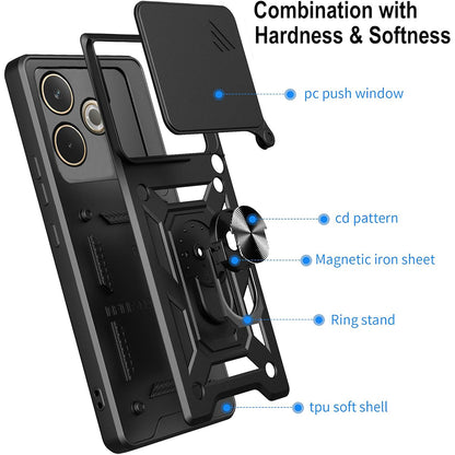 Husa pentru Samsung Galaxy XCover7 Pro, Techsuit, CamShield, Neagra