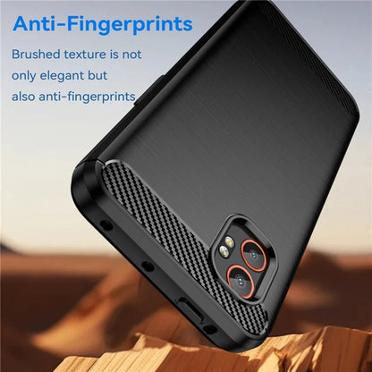Husa pentru Samsung Galaxy XCover7 Pro, Techsuit, Carbon, Neagra