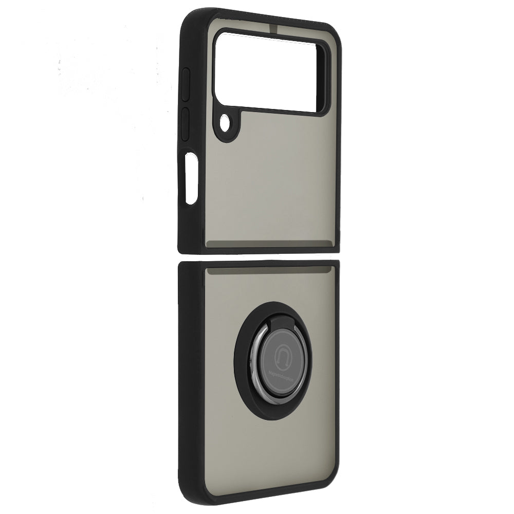 Husa pentru Samsung Galaxy Z Flip3 5G F711, Techsuit, Glinth, Neagra