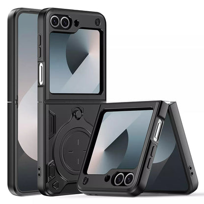 Husa pentru Samsung Galaxy Z Flip7 FE F761 / Z Flip6 F741, Techsuit, CamGuard Pro, Neagra