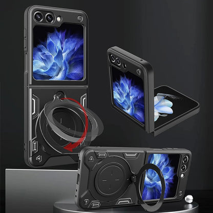 Husa pentru Samsung Galaxy Z Flip7 FE F761 / Z Flip6 F741, Techsuit, CamGuard Pro, Neagra