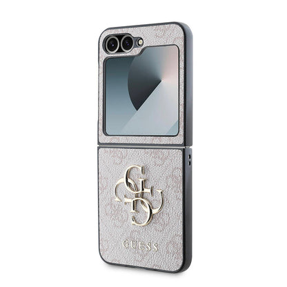 Husa pentru Samsung Galaxy Z Flip7 F766, Guess, 4G Metal Logo, Neagra