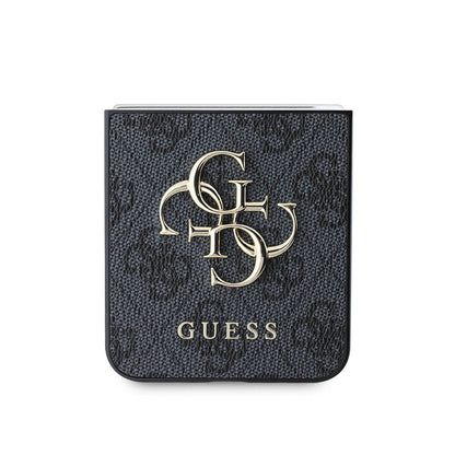Husa pentru Samsung Galaxy Z Flip7 F766, Guess, 4G Metal Logo, Neagra