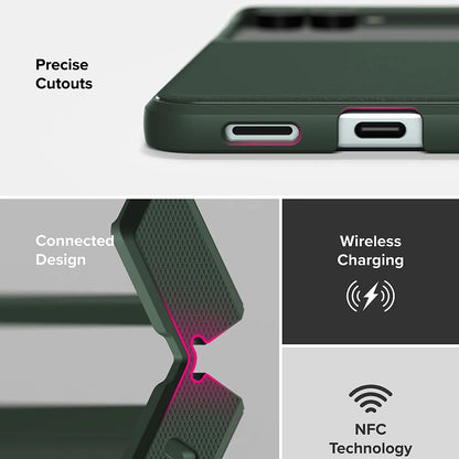 Husa pentru Samsung Galaxy Z Flip7 F766, Ringke, Onyx, Verde Inchis