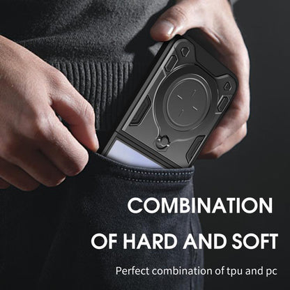 Husa pentru Samsung Galaxy Z Flip7 F766, Techsuit, CamGuard Pro, Roz Aurie