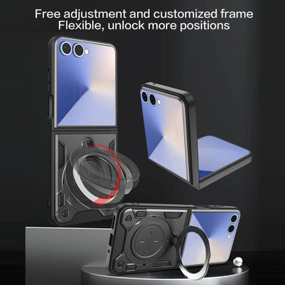 Husa pentru Samsung Galaxy Z Flip7 F766, Techsuit, CamGuard Pro, Roz Aurie