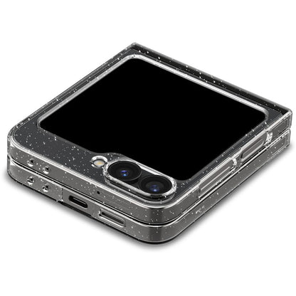 Husa pentru Samsung Galaxy Z Flip7 FE F761 / Z Flip6 F741, Spigen, Air Skin Gliiter, Transparenta