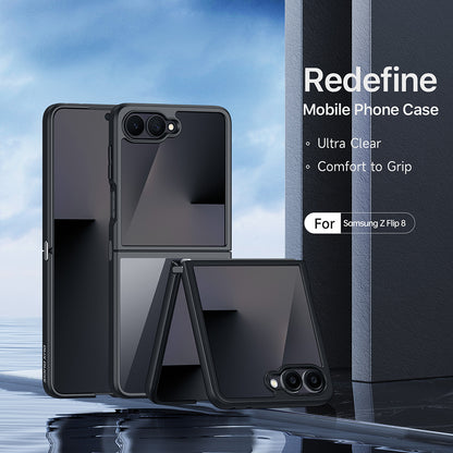 Husa pentru Samsung Galaxy Z Flip8 F776, DUX DUCIS, Aimo, Neagra