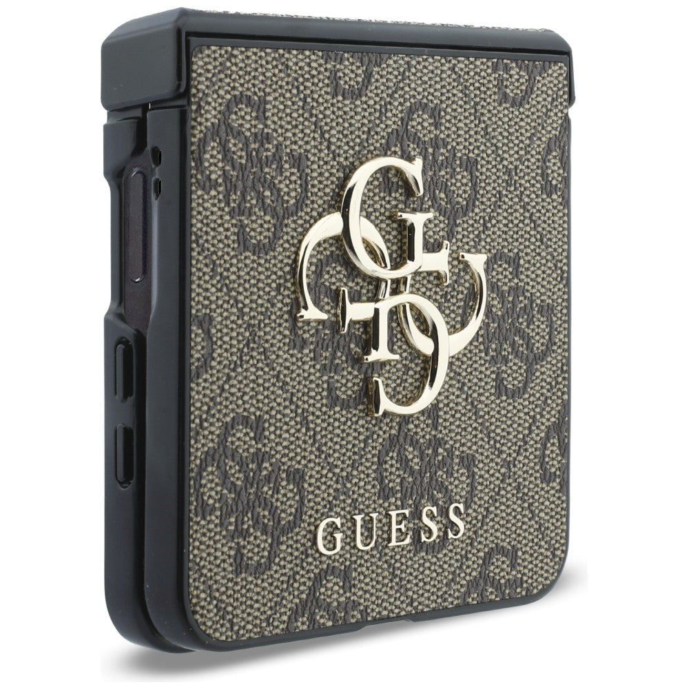 Husa pentru Samsung Galaxy Z Flip8 F776, Guess, 4G Big Logo, Maro