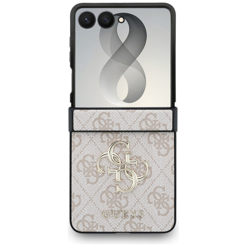 Husa pentru Samsung Galaxy Z Flip8 F776, Guess, 4G Big Logo, Roz