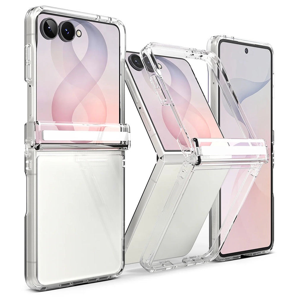 Husa pentru Samsung Galaxy Z Flip8 F776, Ringke, Fusion Flap, Transparenta