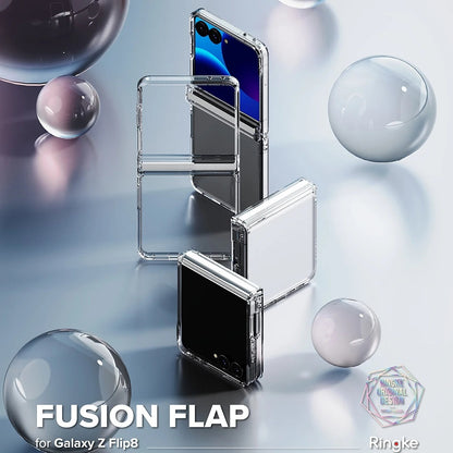 Husa pentru Samsung Galaxy Z Flip8 F776, Ringke, Fusion Flap, Transparenta