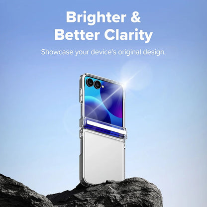 Husa pentru Samsung Galaxy Z Flip8 F776, Ringke, Fusion Flap, Transparenta