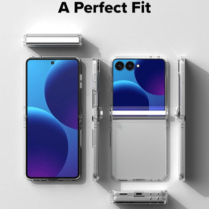 Husa pentru Samsung Galaxy Z Flip8 F776, Ringke, Fusion Flap, Transparenta