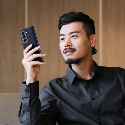 Husa pentru Samsung Galaxy Z Fold Special, DUX DUCIS, Bril, Albastra