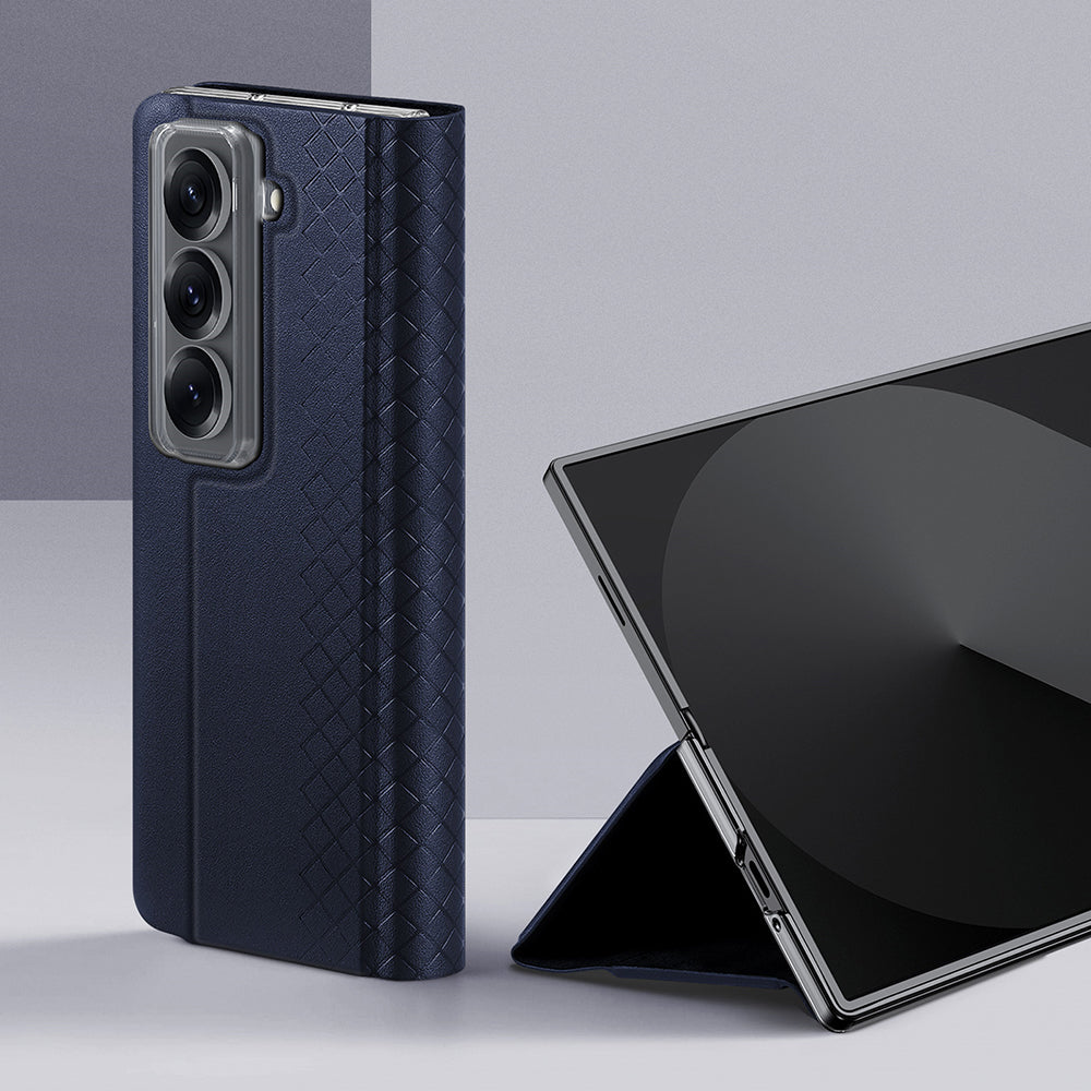 Husa pentru Samsung Galaxy Z Fold Special, DUX DUCIS, Bril, Albastra