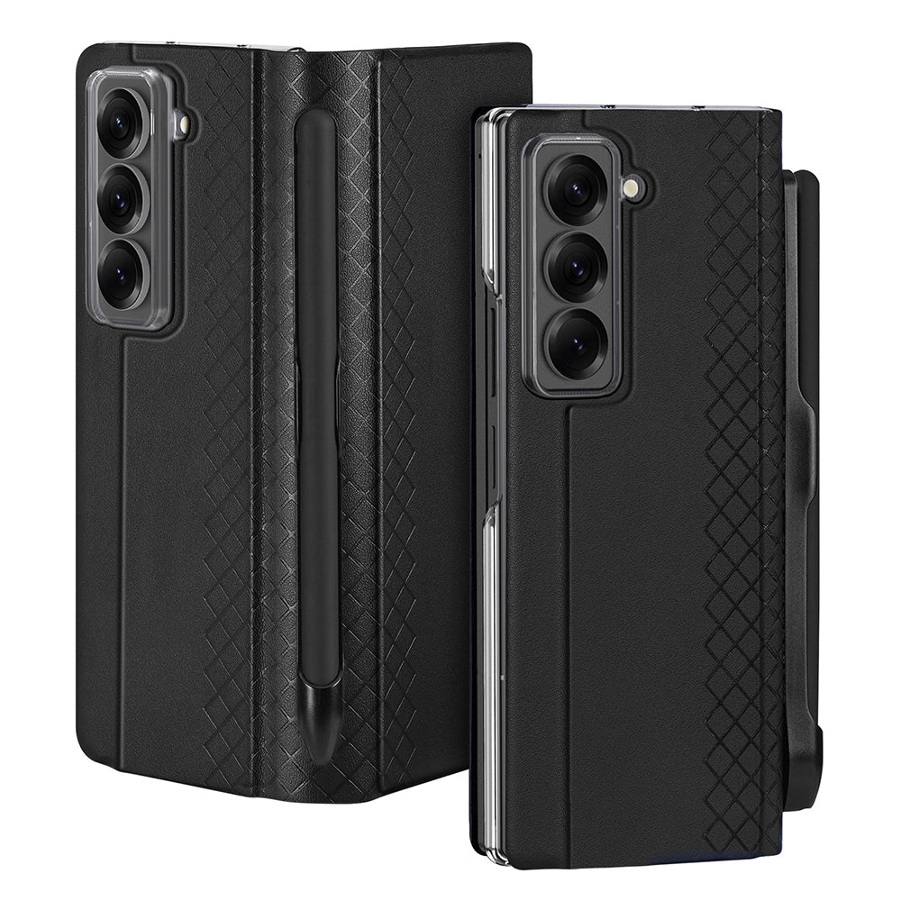 Husa pentru Samsung Galaxy Z Fold Special, DUX DUCIS, Bril (with Pencil Holder), Neagra