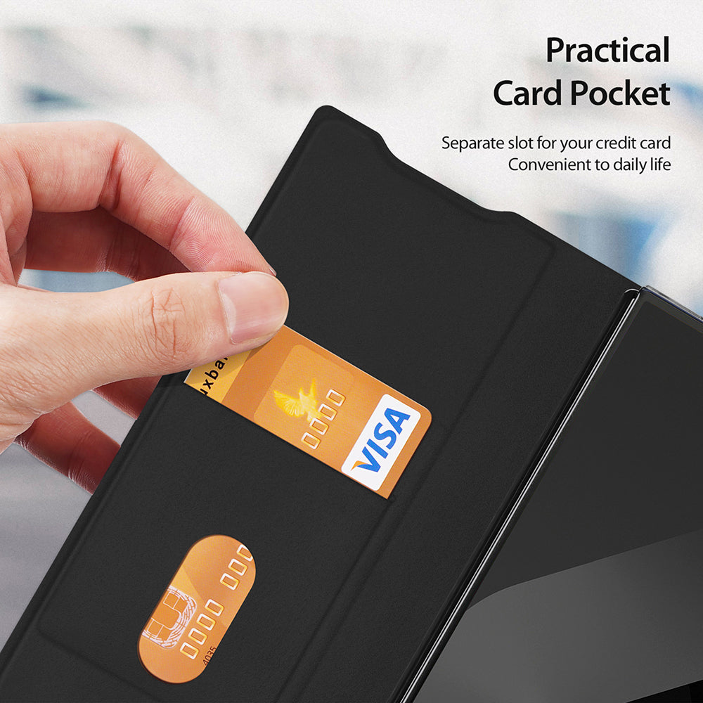 Husa pentru Samsung Galaxy Z Fold6 F956, DUX DUCIS, Bril, Albastra