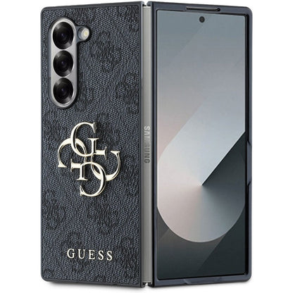 Husa pentru Samsung Galaxy Z Fold6 F956, Guess, 4G Metal Logo, Neagra