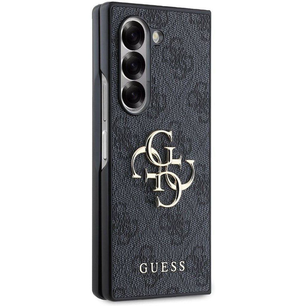 Husa pentru Samsung Galaxy Z Fold6 F956, Guess, 4G Metal Logo, Neagra