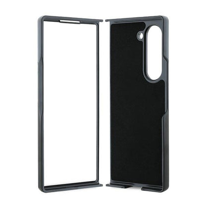 Husa pentru Samsung Galaxy Z Fold6 F956, Karl Lagerfeld, Saffiano Monogram Karl's Head Metal, Neagra