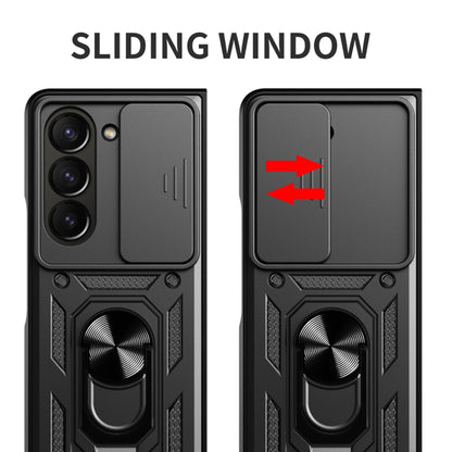 Husa pentru Samsung Galaxy Z Fold6 F956, Techsuit, CamShield, Albastra
