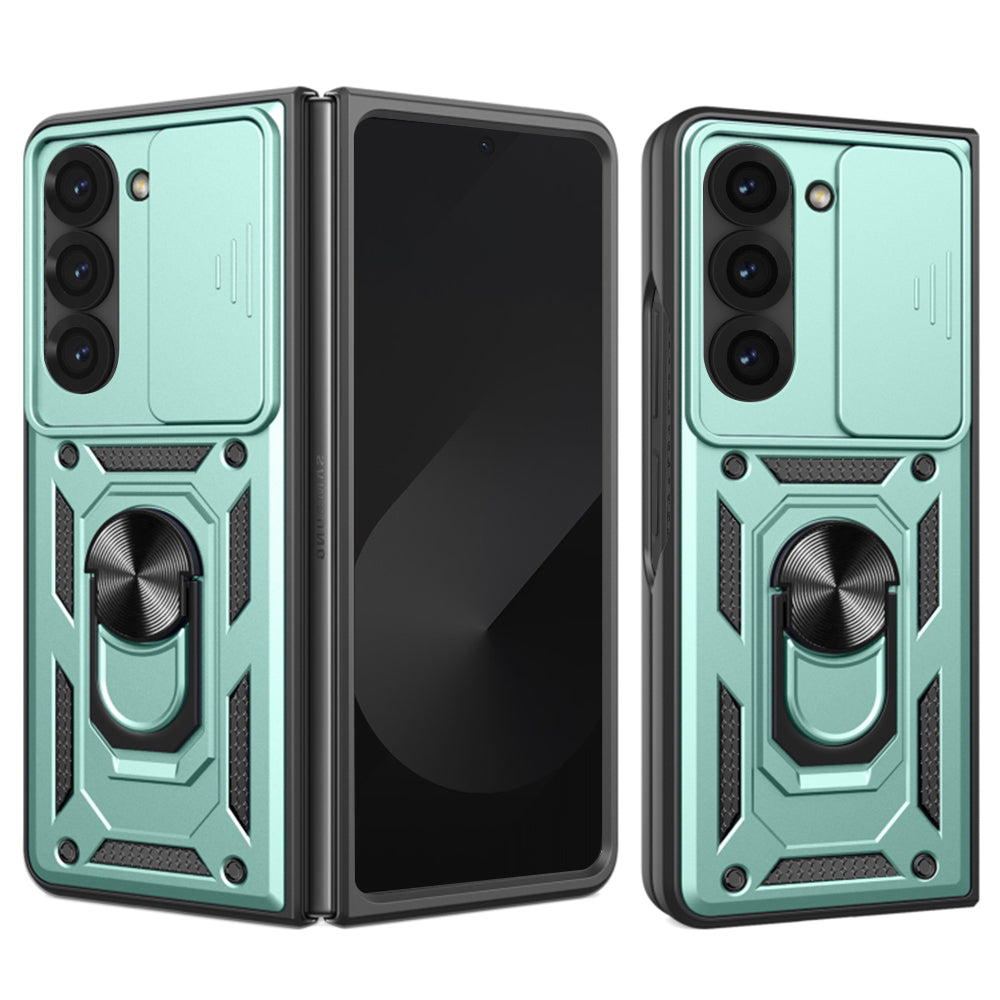 Husa pentru Samsung Galaxy Z Fold6 F956, Techsuit, CamShield, Verde