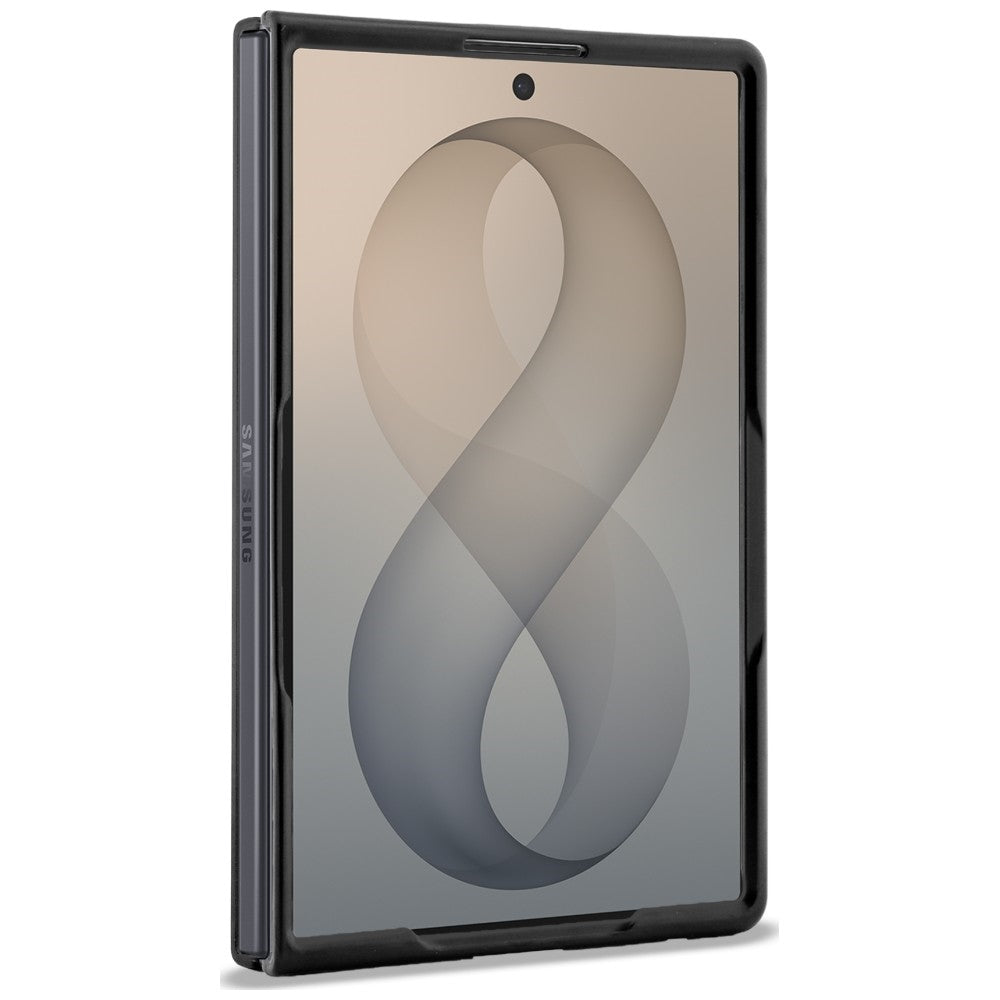 Husa pentru Samsung Galaxy Z Fold8 F971, Karl Lagerfeld, Saffiano Karl & Choupette Metal Pin, Neagra
