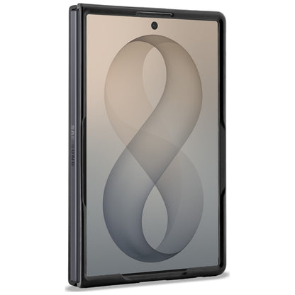 Husa pentru Samsung Galaxy Z Fold8 F971, Karl Lagerfeld, Saffiano Karl & Choupette Metal Pin, Neagra