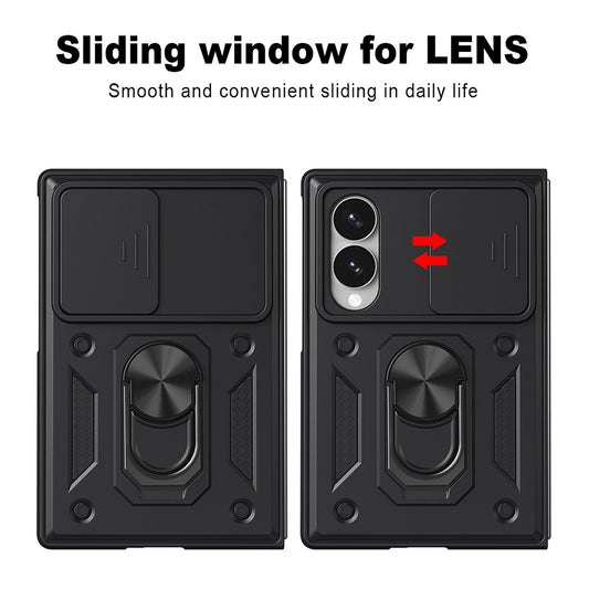 Husa pentru Samsung Galaxy Z Fold8 F971, Techsuit, CamShield, Albastra