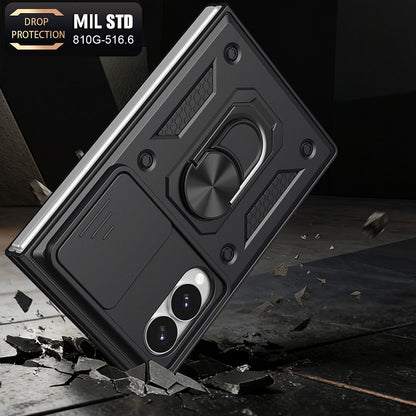 Husa pentru Samsung Galaxy Z Fold8 F971, Techsuit, CamShield, Neagra