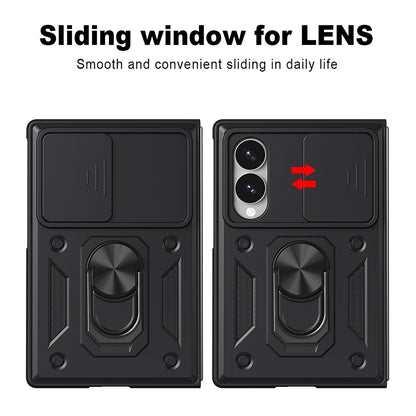 Husa pentru Samsung Galaxy Z Fold8 F971, Techsuit, CamShield, Roz Aurie