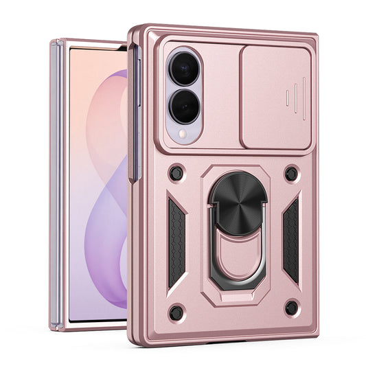 Husa pentru Samsung Galaxy Z Fold8 F971, Techsuit, CamShield, Roz Aurie
