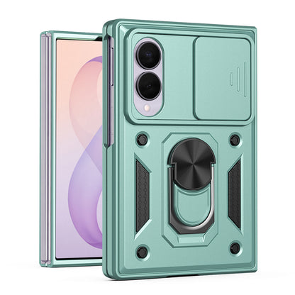 Husa pentru Samsung Galaxy Z Fold8 F971, Techsuit, CamShield, Verde