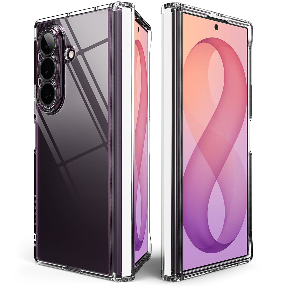 Husa pentru Samsung Galaxy Z Fold8 Ultra F976, Ringke, Fusion Flap, Transparenta