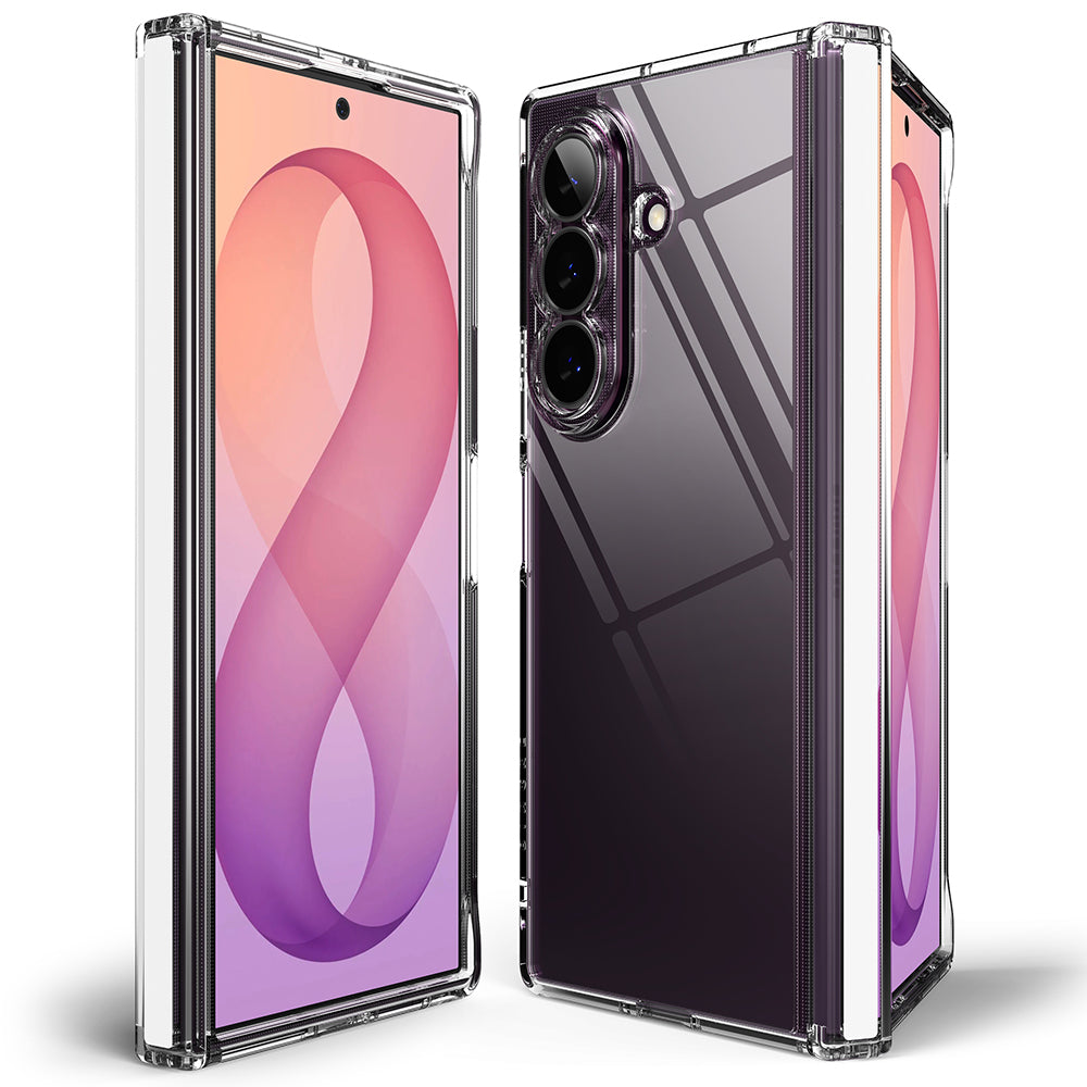 Husa pentru Samsung Galaxy Z Fold8 Ultra F976, Ringke, Fusion Flap, Transparenta