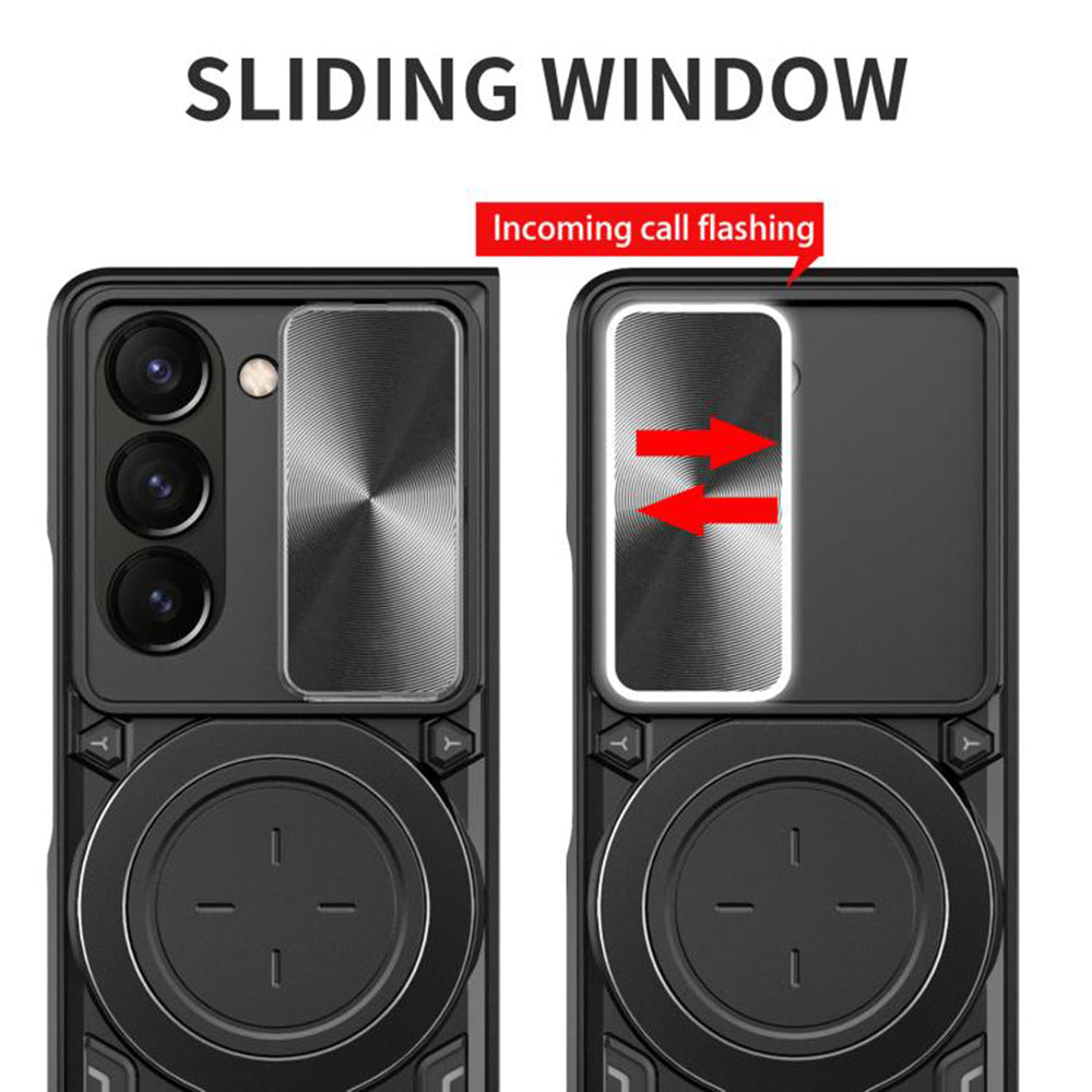Husa pentru Samsung Galaxy Z Fold8 Ultra F976 / Z Fold7 F966, Techsuit, CamGuard Pro, Rosie