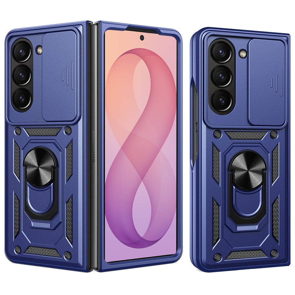 Husa pentru Samsung Galaxy Z Fold8 Ultra F976 / Z Fold7 F966, Techsuit, CamShield, Albastra