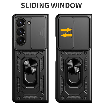 Husa pentru Samsung Galaxy Z Fold8 Ultra F976 / Z Fold7 F966, Techsuit, CamShield, Aurie