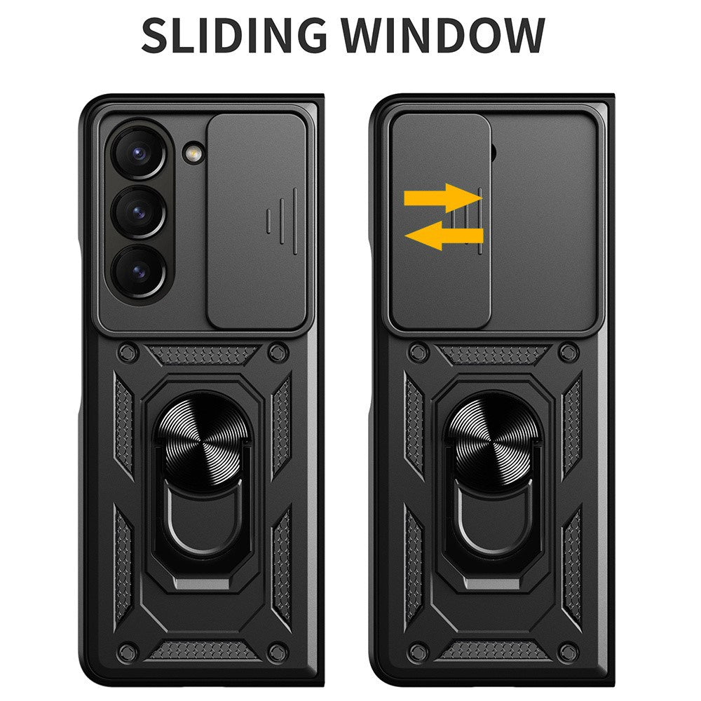 Husa pentru Samsung Galaxy Z Fold8 Ultra F976 / Z Fold7 F966, Techsuit, CamShield, Neagra