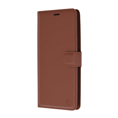 Husa pentru Sony Xperia 1 VI, Techsuit, Leather Folio, Maro